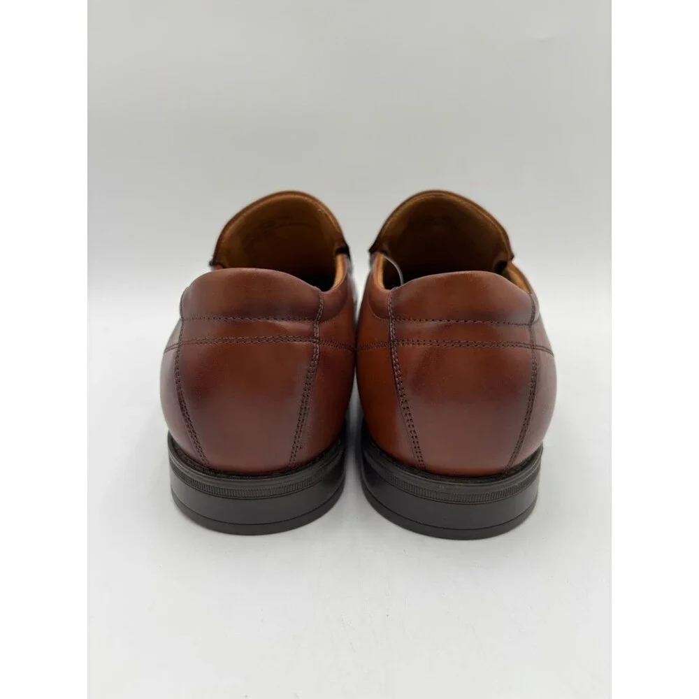 Florsheim MIDTOWN MOC SLP COGNAC Men's NEW Slip-On Shoes Brown US Size 11 3E